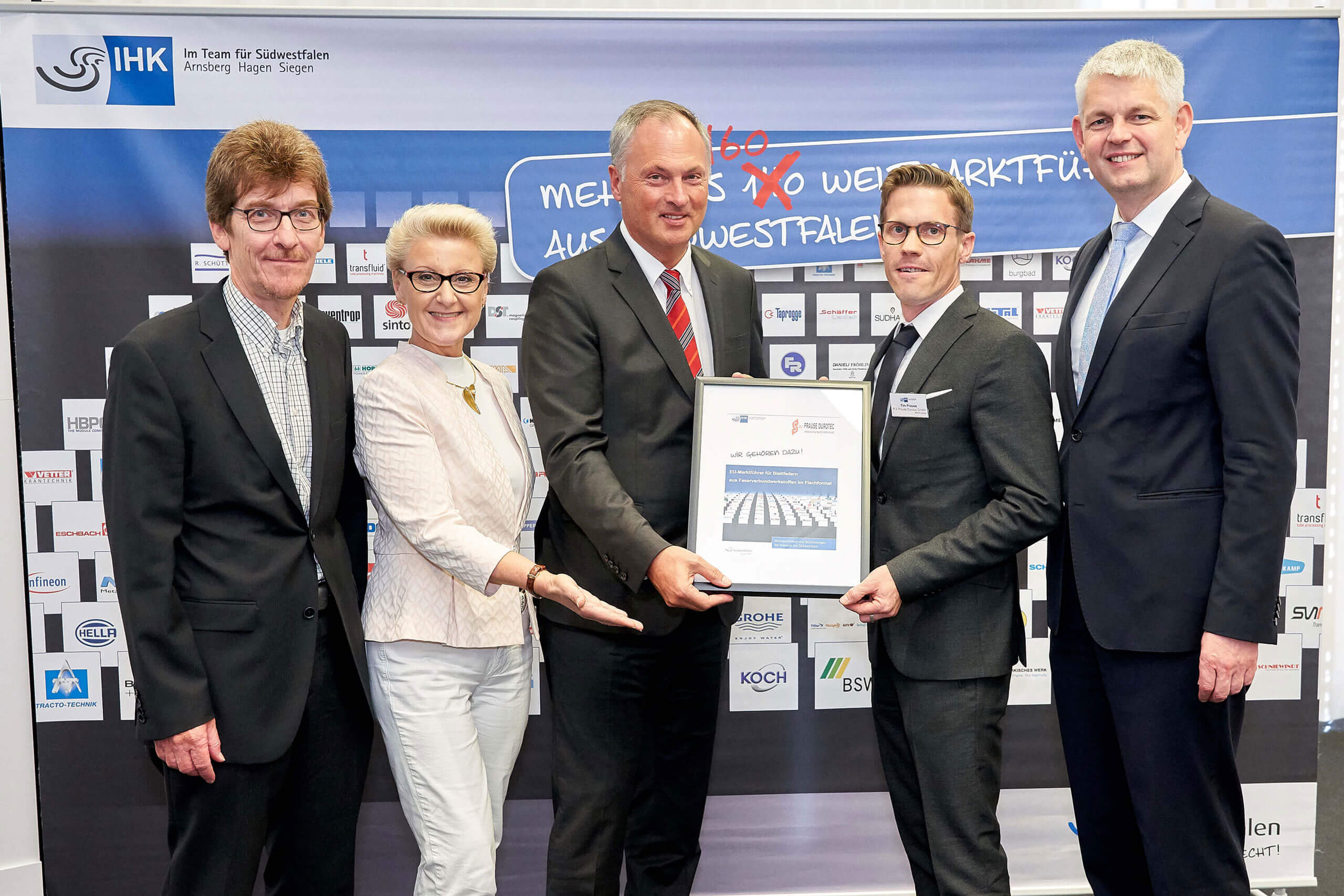 Prause Durotec findet Aufnahme in die IHK Liste der Weltmarktführer Südwestfalen